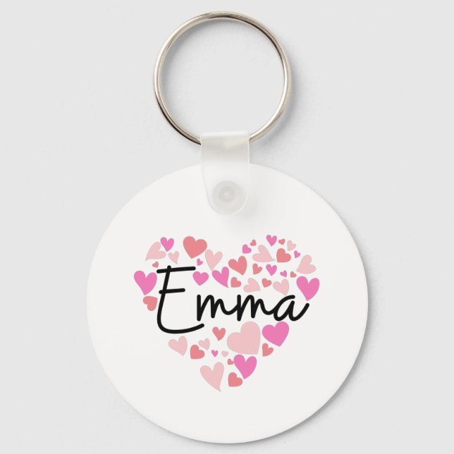 Chaveiro Eu amo Emma (Frente)
