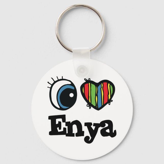 Chaveiro Eu Amo Enya (Frente)