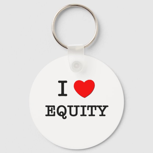 Chaveiro Eu amo Equidade (Frente)