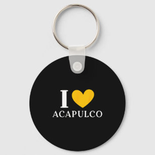 Chaveiro Eu Amo Férias no Acapulco México _1