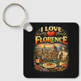 Chaveiro Eu Amo Florença