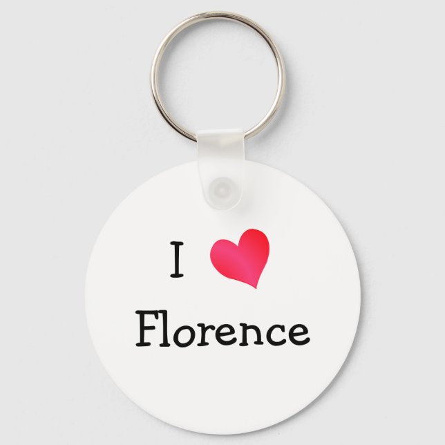 Chaveiro Eu Amo Florence (Frente)