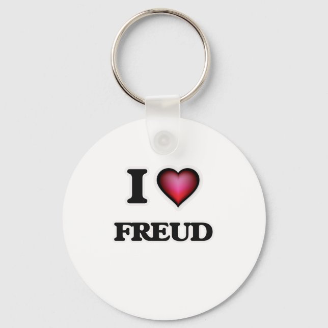 Chaveiro Eu amo Freud (Frente)