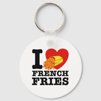 Chaveiro Eu Amo Fries Franceses