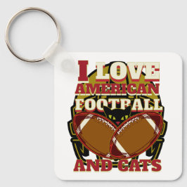 CHAVEIRO EU AMO FUTEBOL E GATOS AMERICANOS