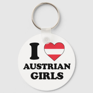 Chaveiro Eu amo garotas austríacas