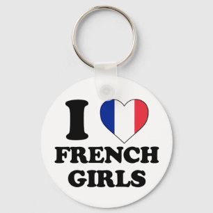 Chaveiro Eu amo garotas francesas