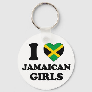 Chaveiro Eu amo garotas jamaicanas