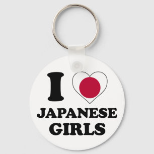 Chaveiro Eu amo garotas japonesas