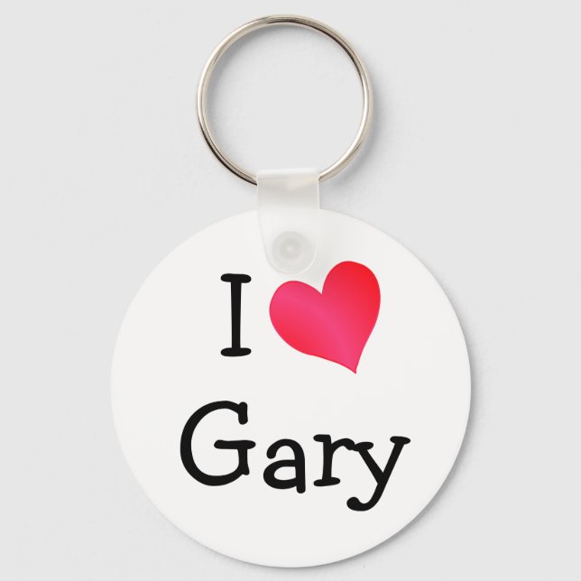 Chaveiro Eu Amo Gary (Frente)
