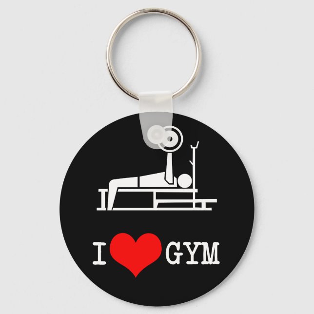 Chaveiro Eu Amo GYM (Frente)