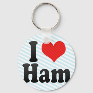 Chaveiro Eu Amo Ham
