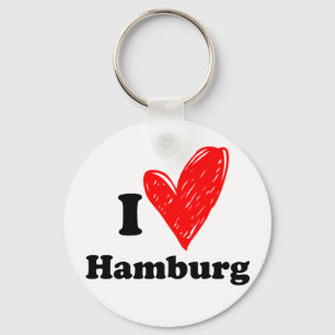 Chaveiro Eu amo Hamburgo