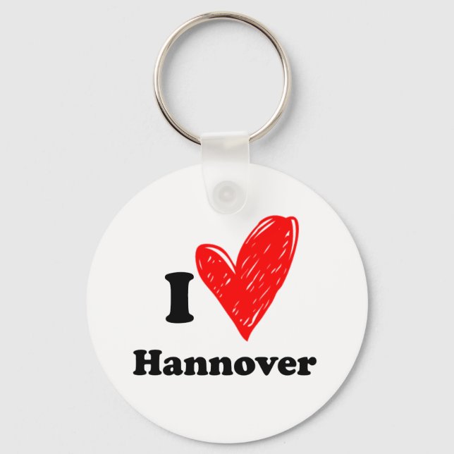 Chaveiro Eu amo Hannover (Frente)