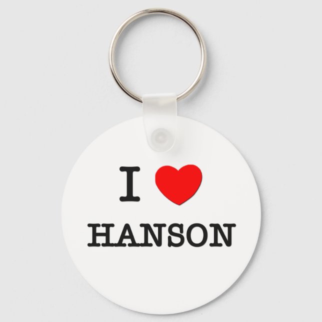 Chaveiro Eu Amo Hanson (Frente)