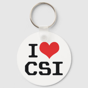 Chaveiro Eu Amo Heart CSI - Investigação Criminal