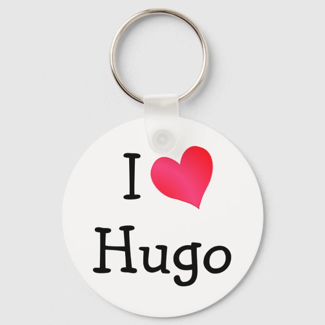 Chaveiro Eu Amo Hugo (Frente)