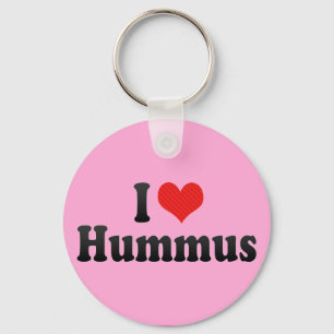 Chaveiro Eu amo Hummus