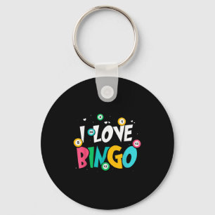 Chaveiro Eu Amo Humor Do Jogador Do Bingo