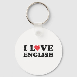 Chaveiro Eu amo inglês