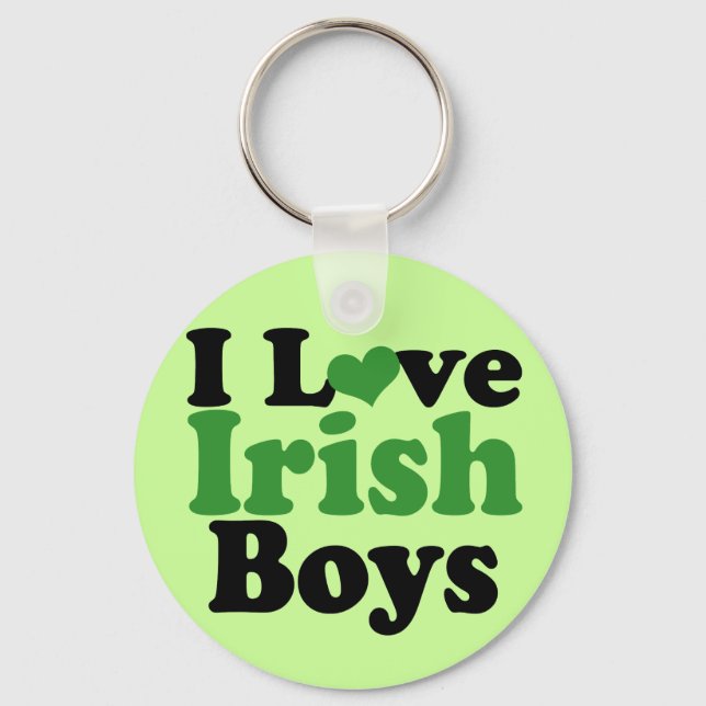 Chaveiro Eu amo Irish Boys (Frente)