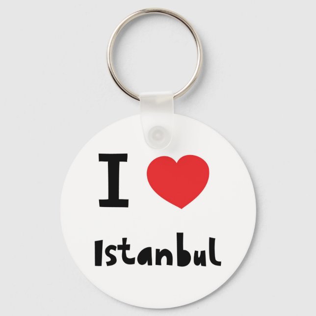 Chaveiro Eu amo Istambul (Frente)