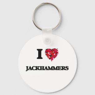 Chaveiro Eu amo Jackhammers