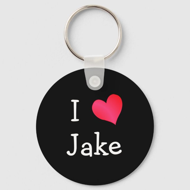 Chaveiro Eu Amo Jake (Frente)
