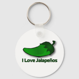 Chaveiro Eu Amo Jalapenos