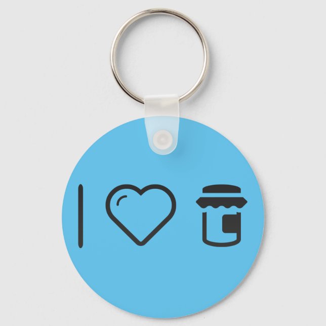 Chaveiro Eu Amo Jam (Frente)