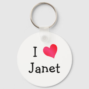 Chaveiro Eu Amo Janet