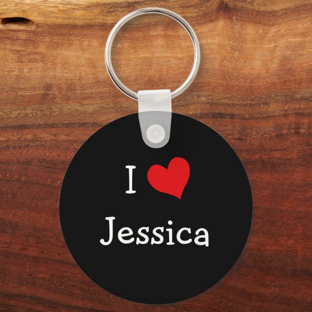 Chaveiro Eu Amo Jessica | Zazzle Brasil