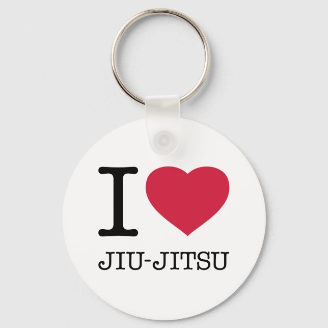 CHAVEIRO EU AMO JIU JITSU (Frente)