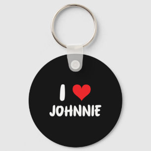 Chaveiro Eu Amo Johnnie - Coração