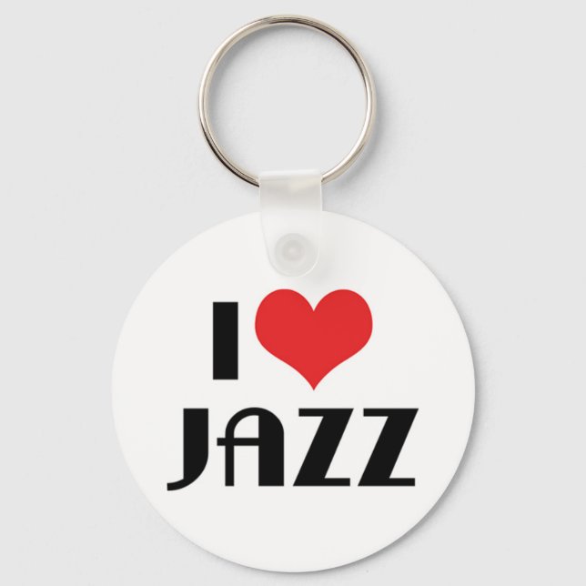 Chaveiro Eu Amo Jóquei de Chave Jazz (Frente)