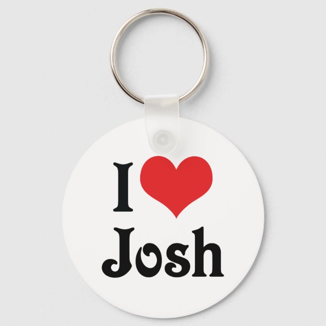 Chaveiro Eu Amo Josh (Frente)