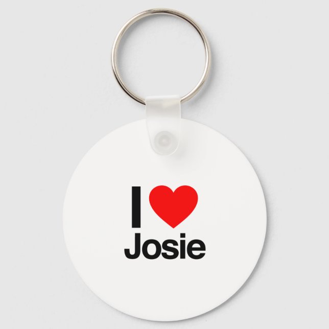 Chaveiro eu amo josie (Frente)