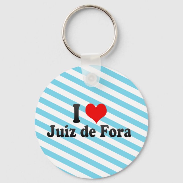 Chaveiro Eu Amo Juiz de Fora, Brasil (Frente)