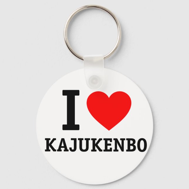 Chaveiro Eu Amo Kajukenbo (Frente)
