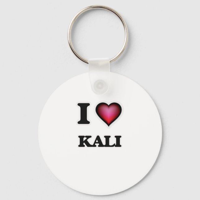 Chaveiro Eu Amo Kali (Frente)