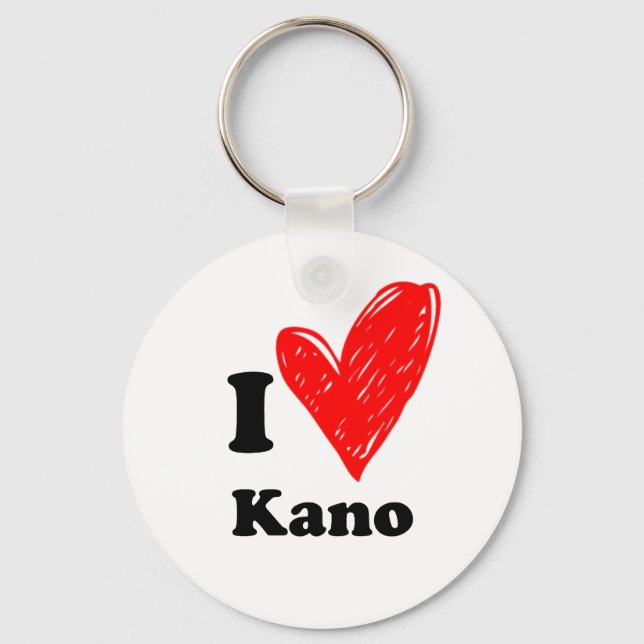 Chaveiro Eu amo Kano (Frente)