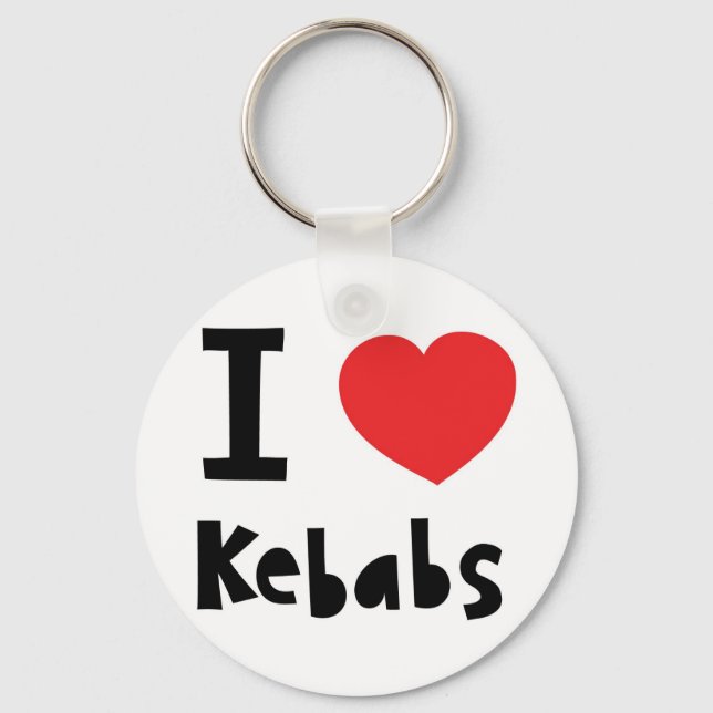 Chaveiro Eu amo Kebabs (Frente)