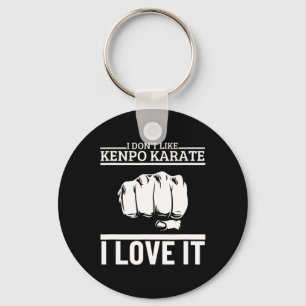 Chaveiro Eu Amo Kenpo Caratê Engraçado Orgulhoso Kenpo Amer
