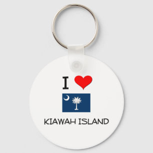 Chaveiro Eu amo Kiawah Island South Carolina