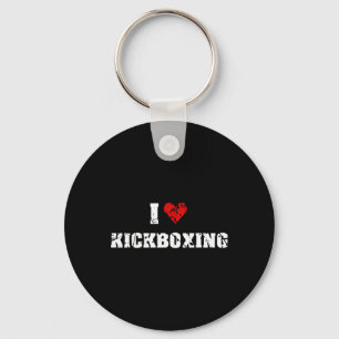 Chaveiro Eu Amo Kickboxing Academia Fitness Para Homens Mul