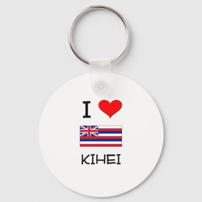 Chaveiro Eu amo KIHEI Hawaii (Frente)