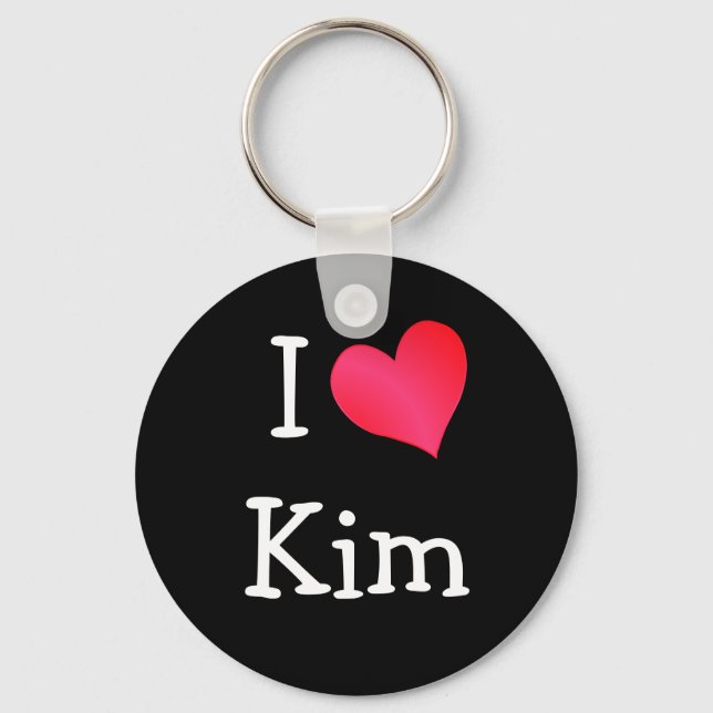 Chaveiro Eu Amo Kim (Frente)