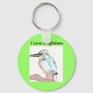 Chaveiro Eu Amo Kingfishers Key Ring