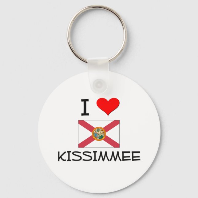 Chaveiro Eu Amo KISSIMMEE Florida (Frente)