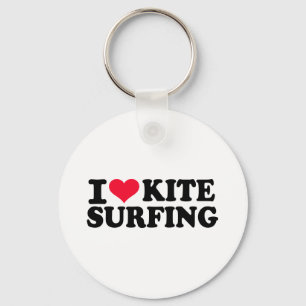 Chaveiro Eu amo Kitesurfing